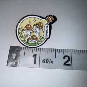 Mushroom Pin Brooch